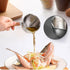 Cooking Utensils , Stainless Hot Oil Pot with Wooden Handle New Oil Pot Container for Kitchen Cooking Oil Strainer Pot A