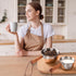 Cooking Utensils , Stainless Hot Oil Pot with Wooden Handle New Oil Pot Container for Kitchen Cooking Oil Strainer Pot A