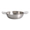 Stainless Steel Instant Noodle Pot , 7.1" Korean Ramen Noodle Pot with Handles Stainless Everyday Pan Golden Korean Cooking Pot for Soup Noodle Pasta Home and Outdoor Dishwasher SLD