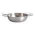 Stainless Steel Instant Noodle Pot , 7.1" Korean Ramen Noodle Pot with Handles Stainless Everyday Pan Golden Korean Cooking Pot for Soup Noodle Pasta Home and Outdoor Dishwasher SLD