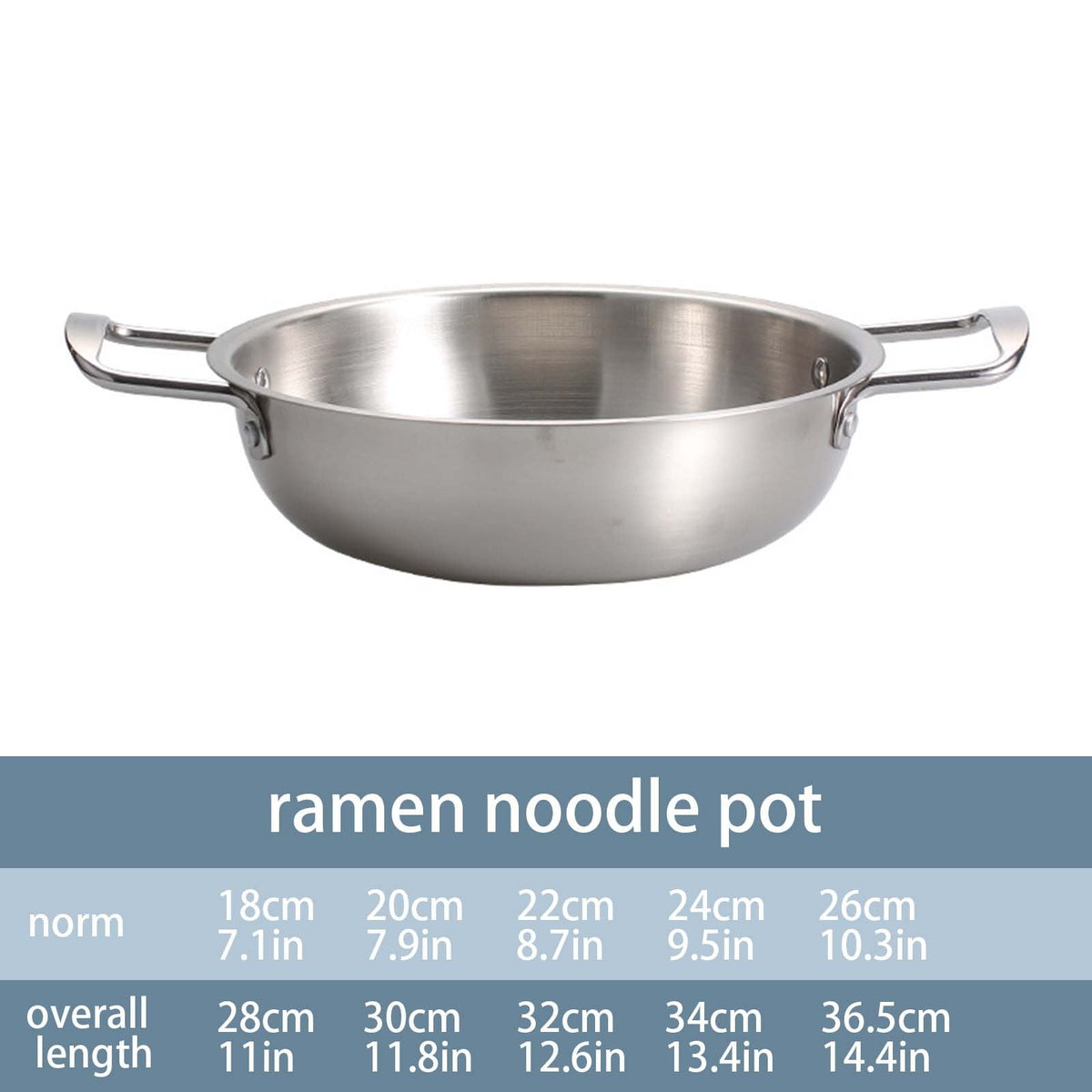 Stainless Steel Instant Noodle Pot , 7.1