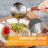 Stainless Steel Pan Mini Milk Warmer Pot Soup Pan with Wooden Handle Small Saucepan for Butter Warmer Heating Milk Cooking One Size A