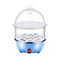 Egg Steamer ! Eggs Cooker Double Breakfast Machine Stainless Steel Multi Function Steamer, Cooking Molds Promotion Include 1*Egg Steamer Blue