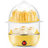 Egg Steamer ! Eggs Cooker Double Breakfast Machine Stainless Steel Multi Function Steamer, Cooking Molds Promotion Include 1*Egg Steamer Yellow