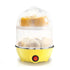 Egg Steamer ! Eggs Cooker Double Breakfast Machine Stainless Steel Multi Function Steamer, Cooking Molds Promotion Include 1*Egg Steamer Yellow