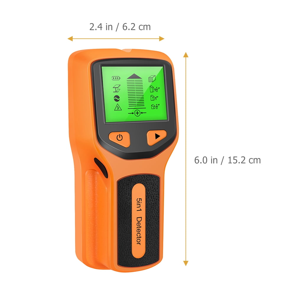 1Pcs Orange ABS Wall Stud Detector for Detecting Electrical Wires in Walls with Internal Sensor Technology