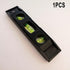 1 Pc Horizontal Ruler 3 Bubble Spirit. Level Magnetic Abs Shell Mini Pocket Portable Level Measure Tools Machinery Leveller Smile Home