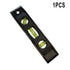 1 Pc Horizontal Ruler 3 Bubble Spirit. Level Magnetic Abs Shell Mini Pocket Portable Level Measure Tools Machinery Leveller Smile Home