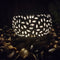 Solar Lantern Outdoor Waterproof, Solar Table Lights LED Metal Tabletop Light Solar Powered Decorative Lighting Lanterns for Desk, White