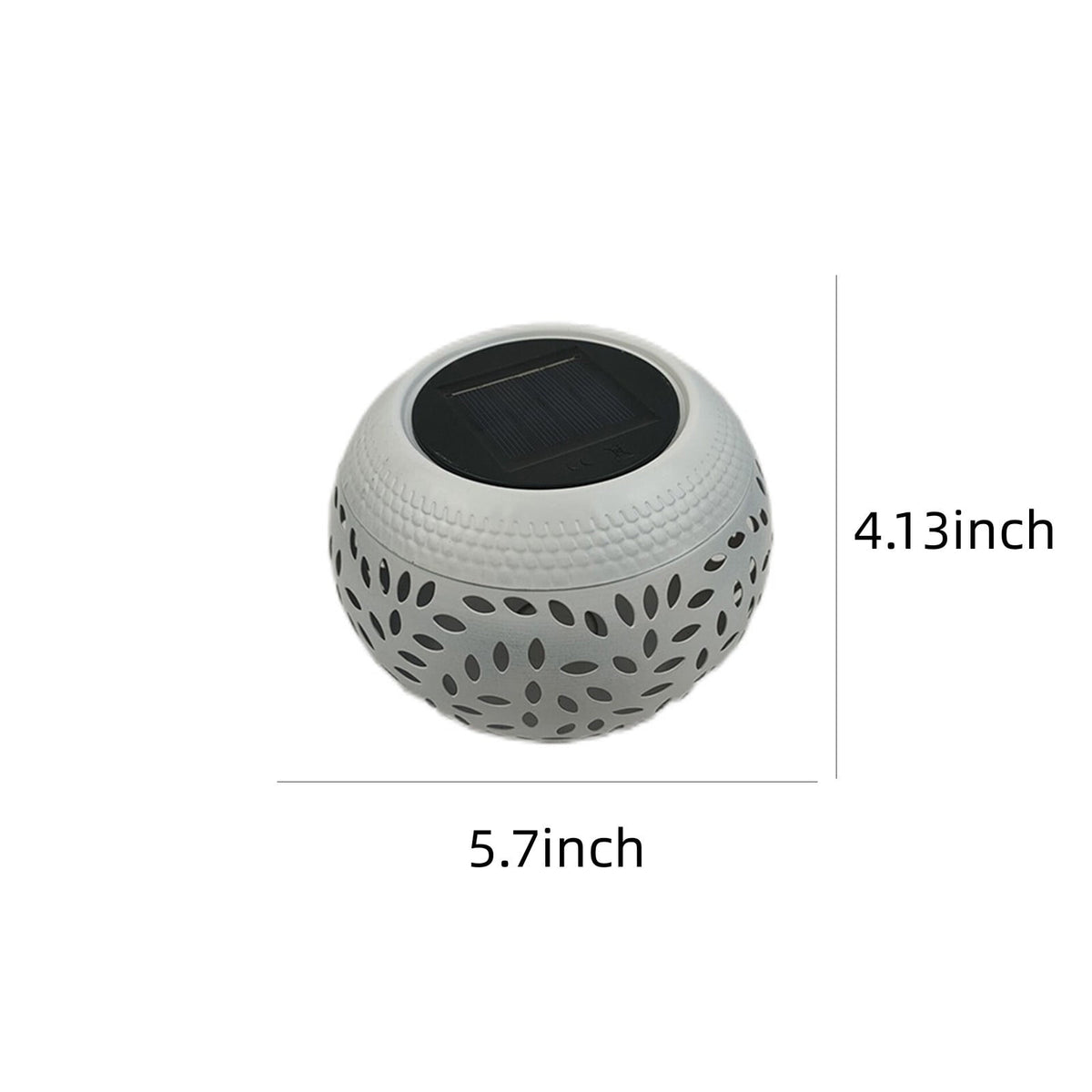 Solar Lantern Outdoor Waterproof, Solar Table Lights LED Metal Tabletop Light Solar Powered Decorative Lighting Lanterns for Desk, White