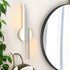 1 Piece Rechargeable LED Wall Sconce, Wireless Rotatable Lamp with Dimmable 3000 to 6000 K Light for Hallways, White