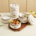 Insulated Bento Lunch Box, Leak Resistant Thermal Food Container for Adults, Meals, Fruit, Sauces and Daily Travel, Beige