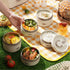 Insulated Bento Lunch Box, Leak Resistant Thermal Food Container for Adults, Meals, Fruit, Sauces and Daily Travel, Blue