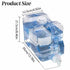 1 Piece Fridge Water Dispensers Bottle with Leak-proof Spigot and Convenient Handle Plastic Cold Juice, Transparent, 35 x 12.5 x 21.5 cm