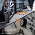 Bicycle pump, Portable digital air pump for cars, handy and Cordless rechargeable, suitable for motorcycles, bicycles