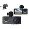 3 inch screen Dash Cam with Front, Cabin and Rear Cameras, Full HD Loop Recording, Night Vision and Parking Monitor