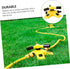 360 Degree Rotating Garden Sprinkler for Lawns and Irrigation, Automatic Watering System for Outdoor Plants and Grass, Yellow and Black