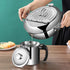 Stainless Steel Deep Fryer Pot with Basket for Tempura, Chips and Fried Foods, Suitable for Induction and Gas Cooktops, 24 cm, Silver