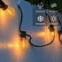 26 Bulb LED Outdoor String Lights Waterproof for Patio Garden Party, 15 m