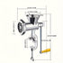 Stainless Steel Manual Meat Grinder With Tabletop Clamp - Heavy Duty Sausage Maker & Vegetable Crusher, Essential Kitchen Gadget