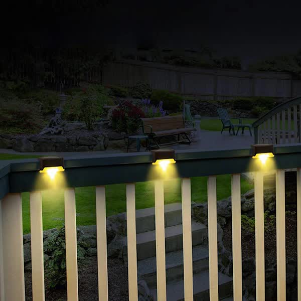 Set of 4 outdoor solar lights, waterproof LED lights for outdoor use