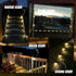 Set of 4 outdoor solar lights, waterproof LED lights for outdoor use