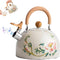 Whistling Tea Kettle for Stovetop, Stainless Steel Tea Pot Kettles, Rapid Boiling Teapot with Stay-Cool Ergonomic Handle, Perfect for Home & Kitchen Multicolor