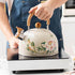 Whistling Tea Kettle for Stovetop, Stainless Steel Tea Pot Kettles, Rapid Boiling Teapot with Stay-Cool Ergonomic Handle, Perfect for Home & Kitchen Multicolor