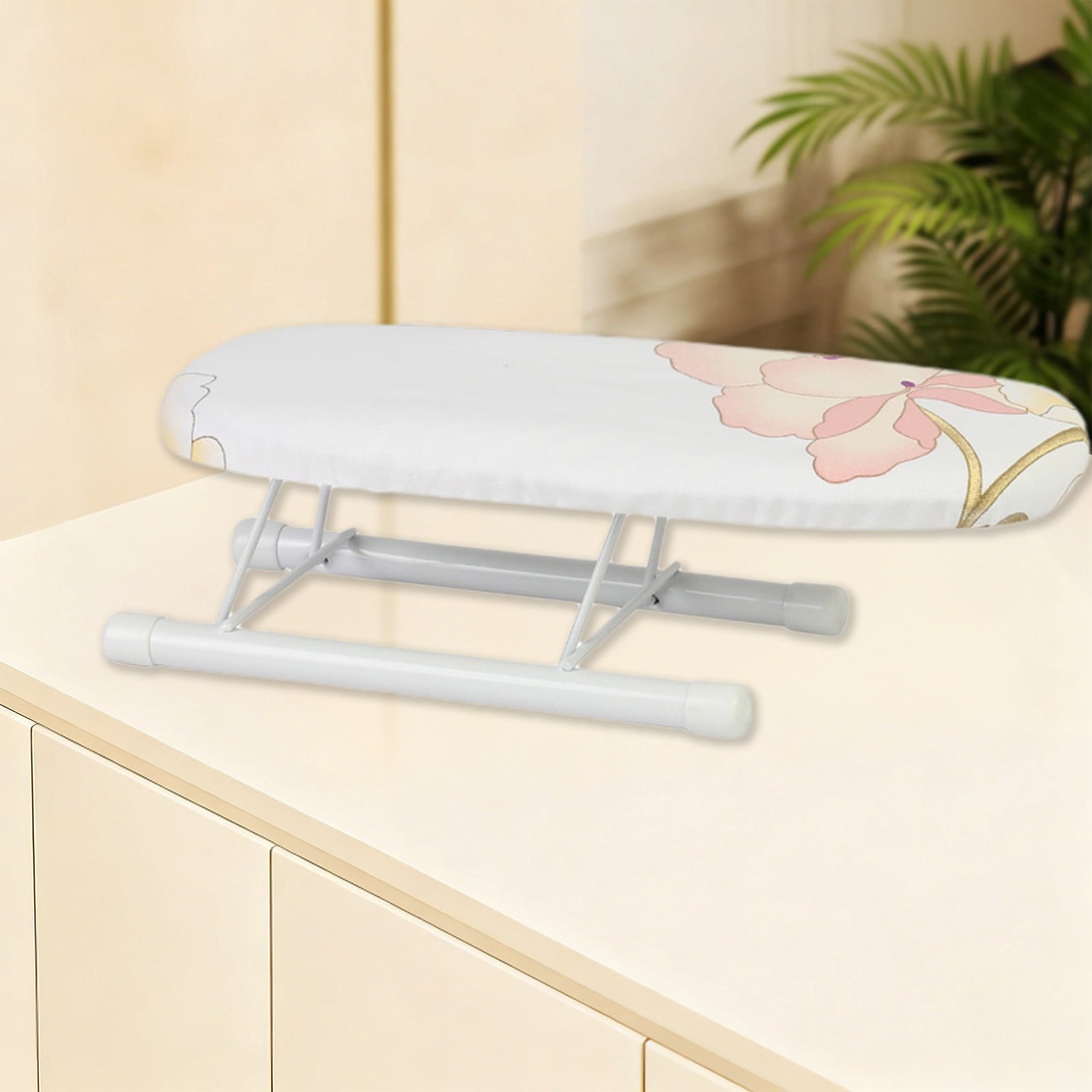 Desktop Ironing Board, Small Folding Tabletop Iron Board with Heat-Resistant Cover, Portable for Dorm, Travel & Small Spaces, Mini Ironing Mat H
