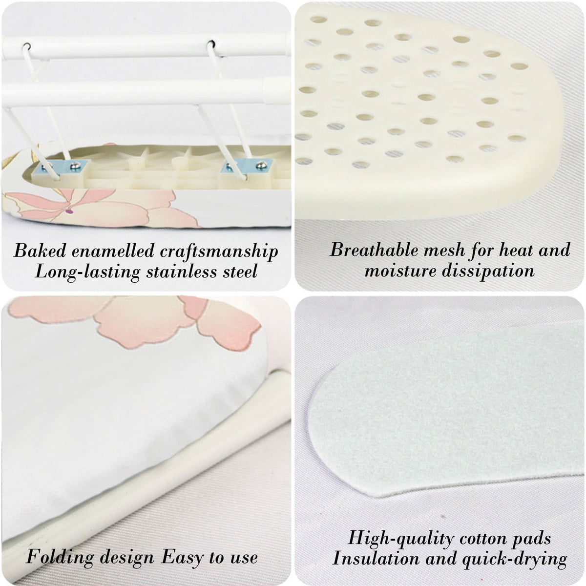 Desktop Ironing Board, Small Folding Tabletop Iron Board with Heat-Resistant Cover, Portable for Dorm, Travel & Small Spaces, Mini Ironing Mat H