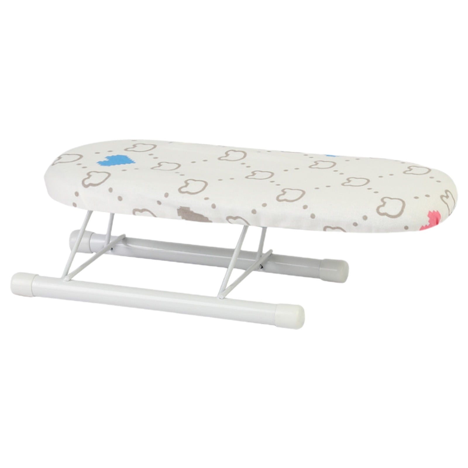 Desktop Ironing Board, Small Folding Tabletop Iron Board with Heat-Resistant Cover, Portable for Dorm, Travel & Small Spaces, Mini Ironing Mat J
