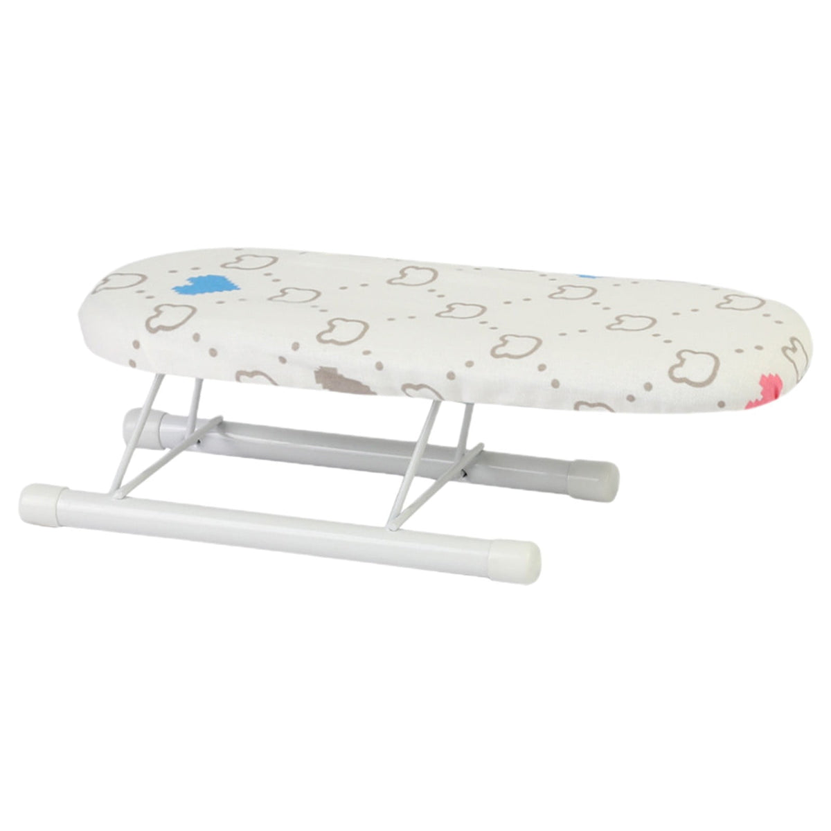 Desktop Ironing Board, Small Folding Tabletop Iron Board with Heat-Resistant Cover, Portable for Dorm, Travel & Small Spaces, Mini Ironing Mat J
