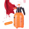 Handheld Garden Pump Sprayer, 2L Lawn & Garden Pressure Water Spray Bottle with Adjustable Brass Nozzle, for Plants and Other Cleaning Solutions Orange
