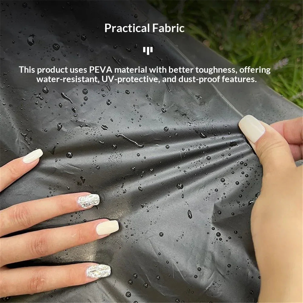 Bike Bicycle Cover Waterproof Dustproof- Bike Cover for 1 Bikes, Indoor and Outdoor Use, Bike Cover Rain Sun UV Wind Snow Proof Resistant (Black 350g)