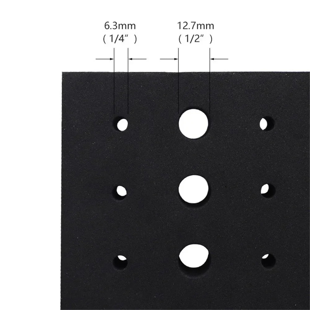 Router Bit Storage Inserts for 110 Bits, 50PCS 1/2" and 60PCS 1/4" Shank Router Bits, Routers Bit Holder, Bits Organizer with High Density Foam, Fits Toolbox, Drawer, Workstation