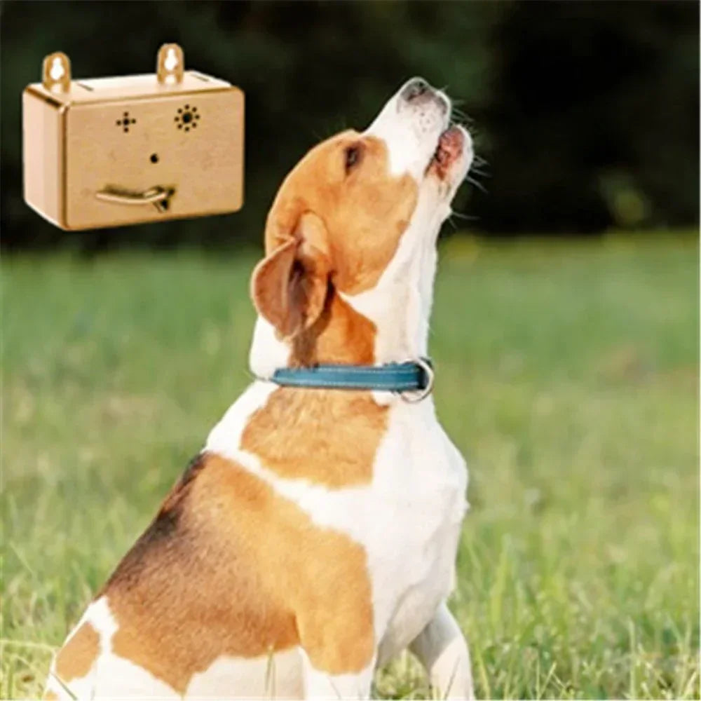 Anti Barking Device for Dogs, Sonic Bark Deterrents, 50 FT Ultrasonic Dog Barking Control Device, （Mocha Brown）