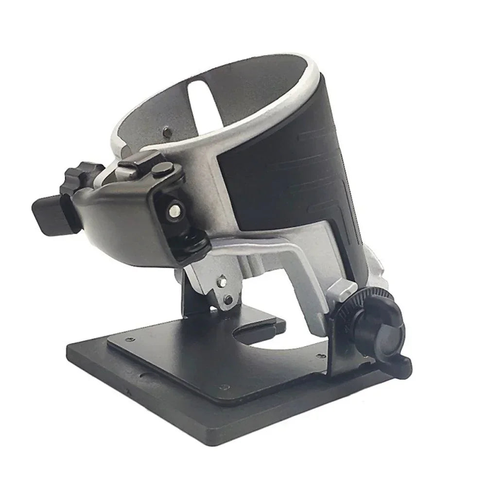 3709 370 Compact Router Tilt Base 90*90mm  Angle Router Base Trimmer Protective Base Woodworking Accessories for Groove Cutting Jig Templates