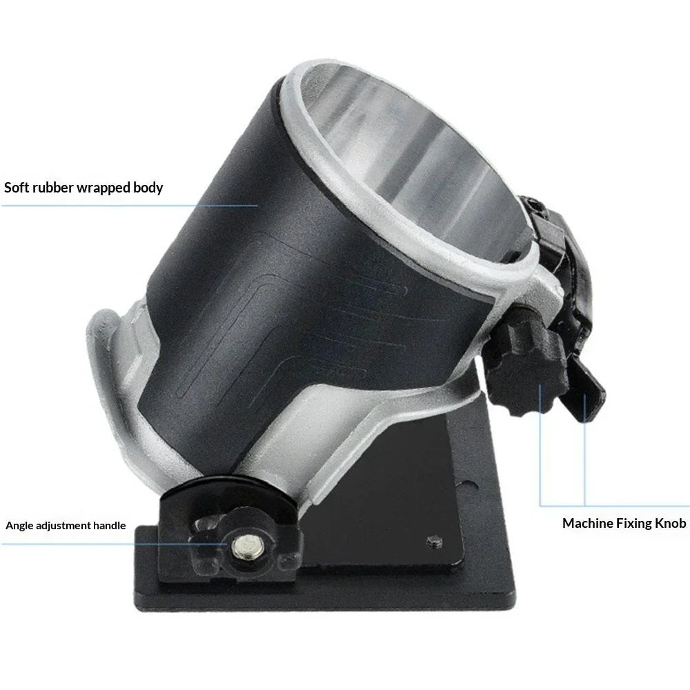 3709 370 Compact Router Tilt Base 90*90mm  Angle Router Base Trimmer Protective Base Woodworking Accessories for Groove Cutting Jig Templates