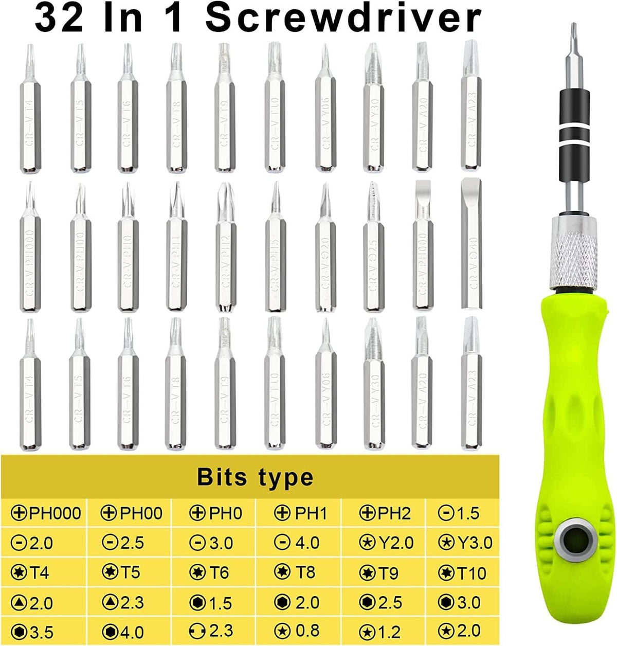 Mini Screwdriver Set, 32 in 1 Small Precision Screwdriver Set, Magnetic Tiny Screwdriver Kit,Small Screwdriver Set Tool Sets