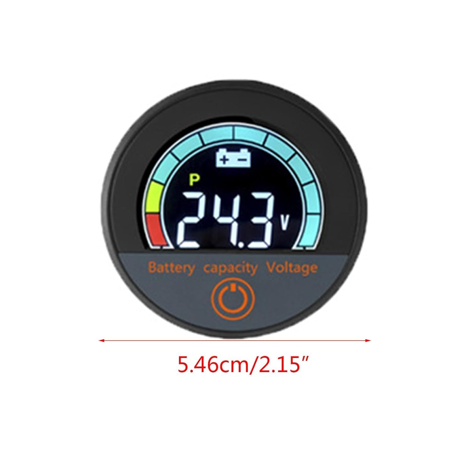 LCD Digital Voltmeter 8-100V Two Wire Voltage Meter Universal VoltTester Panel VoltGauge VoltmetreMonitor