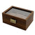 Wooden Watch Box for Men, 3 Slot Watch Display Case with Lid - Watch Display Storage Box, Collection Case, Accessory Storage, Wooden (oniy box)