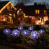 Solar Garden Lights Solar Lights Outdoor Waterproof 2 Pack Solar Powered Firework Stake Lights 120 LED Solar Outside (Colorful)