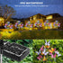 Solar Garden Lights Outdoor Waterproof Decorative Solar Lights New Upgraded 2 Pack with 44 LED 34 Butterfly Solar Lights