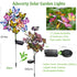 Solar Garden Lights Outdoor Waterproof Decorative Solar Lights New Upgraded 2 Pack with 44 LED 34 Butterfly Solar Lights