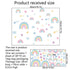 Wall Sticker Rainbow Sticker Luminous 3D Wallpaper Glow in The Dark Heart Shape Cartoon Wall Paper for Kids Room Living Room