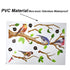 Little Birds on Tree Branches Wall Decal Vinyl Wall Sticker (34 x 34 Inch) Removable Peel and Stick Art Murals Decor for Bedroom