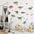 3D Wall Stickers Animal Dinosaur Wall Decals into Children's Room Vinyl Home Decoration Funny Cartoon Wallpaper Art Sticker