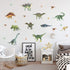 3D Wall Stickers Animal Dinosaur Wall Decals into Children's Room Vinyl Home Decoration Funny Cartoon Wallpaper Art Sticker