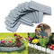 10pcs Garden Landscape Edging Border, Garden Edging Border Imitation Stone Brick Plant Plastic Fencing Lawn Plant Border DIY