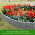 10pcs Garden Landscape Edging Border, Garden Edging Border Imitation Stone Brick Plant Plastic Fencing Lawn Plant Border DIY